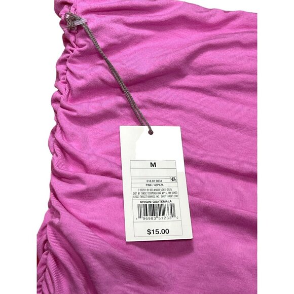 A New Day - Women's Slim Fit Ruched Tube Top Pink - XXS - Picture 9 of 14